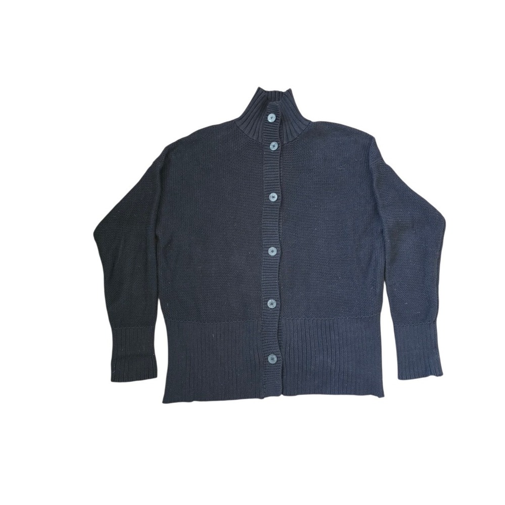 T by Alexander Wang Cotton Quiet Luxury Old Money Minimalist Button Cardigan S